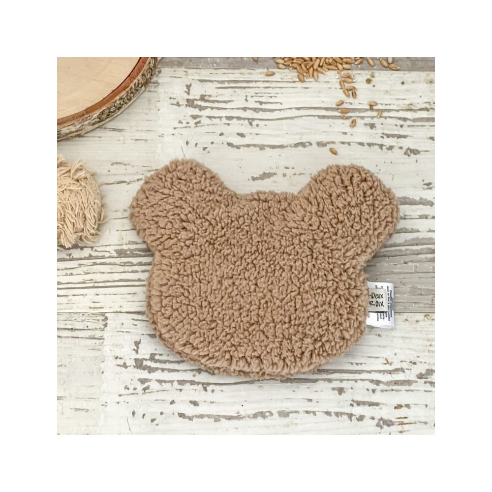 BOUILLOTTE SECHE UNDEUXCROIX – OURS - MOUMOUTE FICELLE| Made in France
