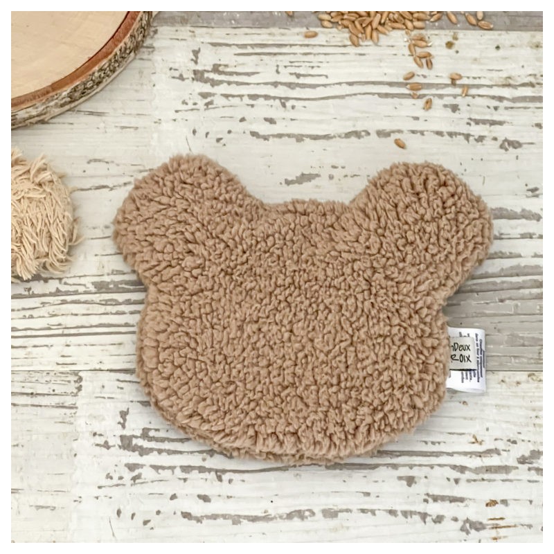 BOUILLOTTE SECHE UNDEUXCROIX – OURS - MOUMOUTE FICELLE| Made in France