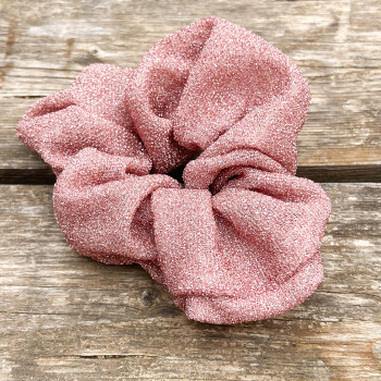 Maxi Chouchou en tissu pailleté faits main – Accessoires cheveux artisanaux | UN2CROIX