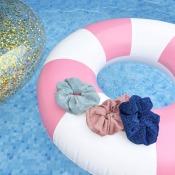 Maxi Chouchou en tissu pailleté faits main – Accessoires cheveux artisanaux | UN2CROIX