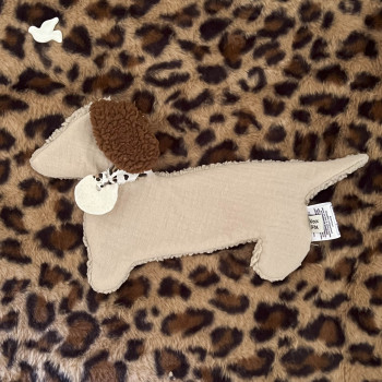 Bouillotte seche en epeautre micro-ondable – TECKEL - greige| Made in France