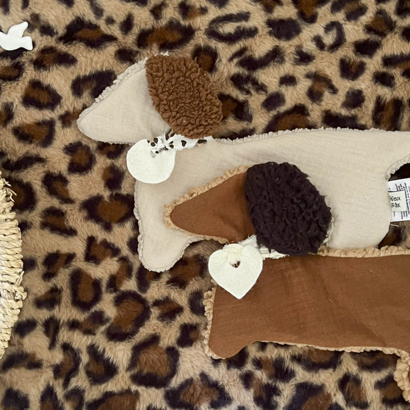 Bouillotte seche en epeautre micro-ondable – TECKEL - greige| Made in France