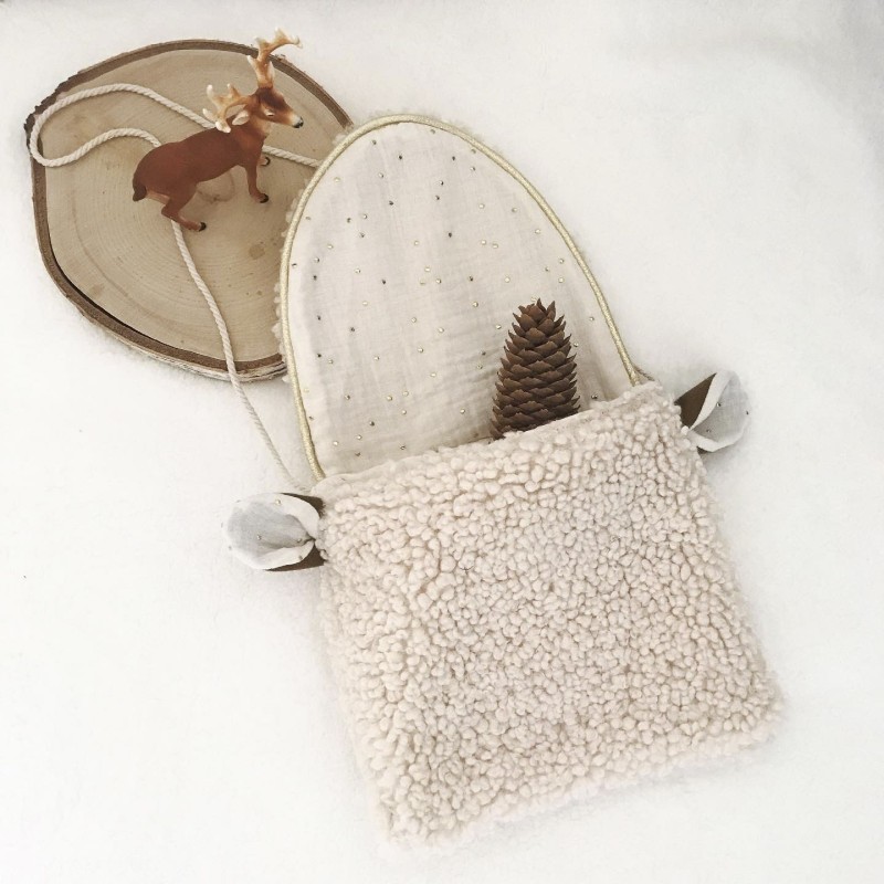 Sac à main fillette UN2CROIX - P'TIT  RENNE – Craquant et fait main