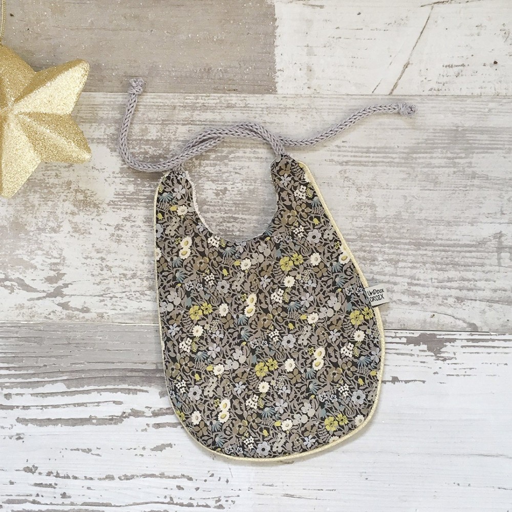 Bavoir bébé UN2CROIX - LIBERTY FITZGERALD – Joli, doux et fait main en France