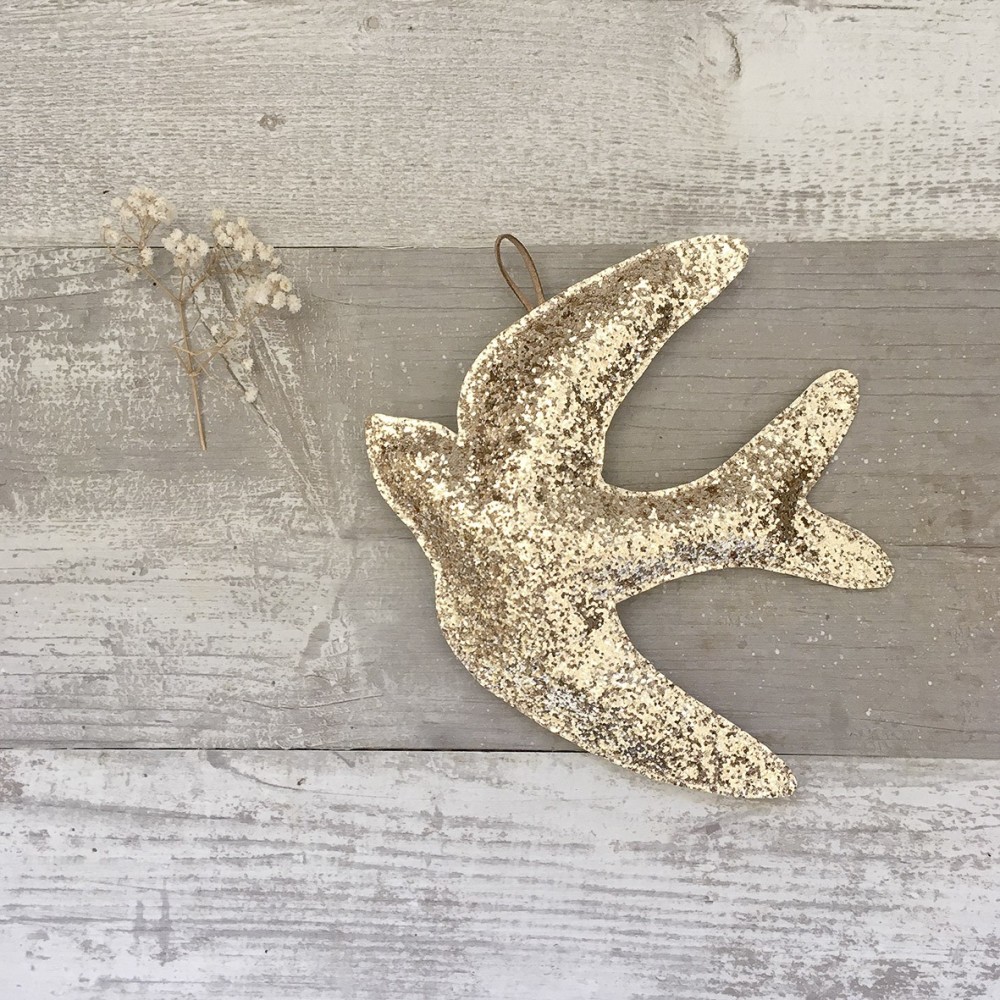 HIRONDELLE DOREE - DECO A SUSPENDRE – Artisanat français | UN2CROIX