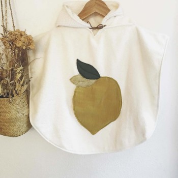 PONCHO DE BAIN UNDEUXCROIX – ECUREUIL – Doux, pratique et fabriqué en France