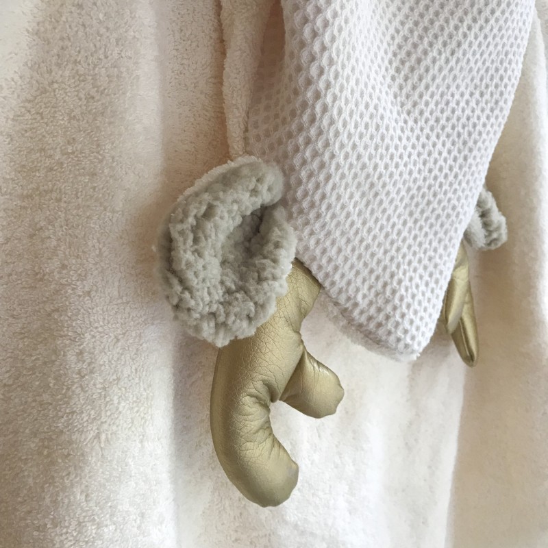 Poncho de bain enfant UN2CROIX – Doux, pratique et fabriqué en France