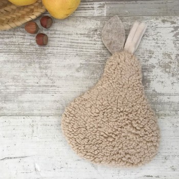 BOUILLOTTE SECHE UNDEUXCROIX –  POIRE - MOUMOUTE BEIGE| Made in France