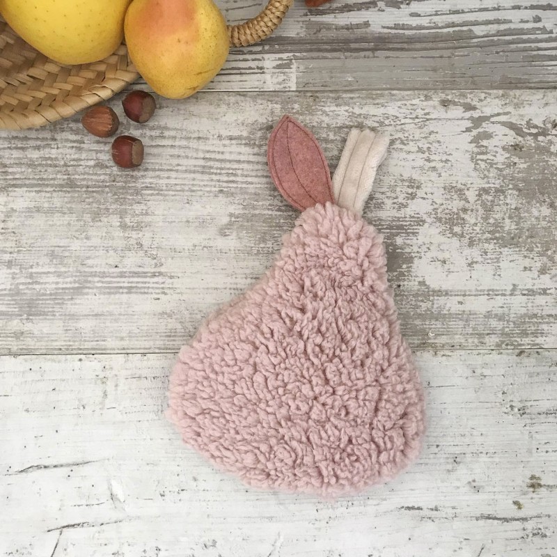 BOUILLOTTE SECHE UNDEUXCROIX –  POIRE - MOUMOUTE ROSE| Made in France