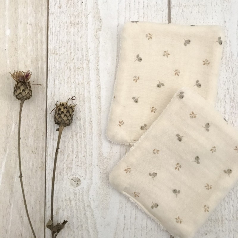 Lingettes lavables réutilisables – Fait main en France | UN2CROIX