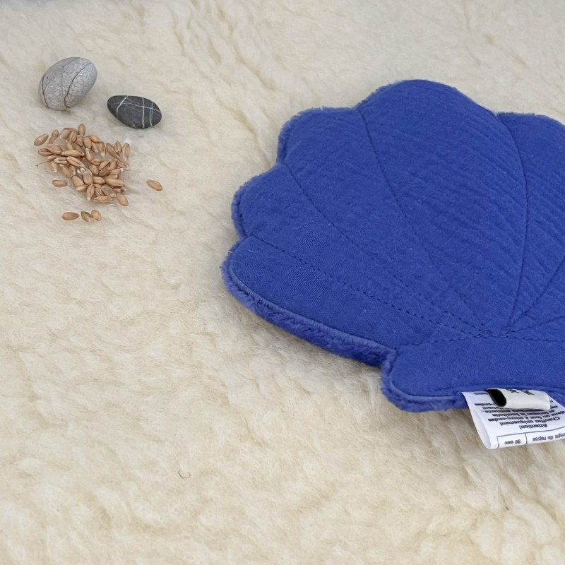 BOUILLOTTE SECHE UNDEUXCROIX –   COQUILLAGE - GAZE COGNAC| Made in France