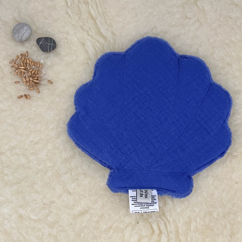 BOUILLOTTE SECHE UNDEUXCROIX –   COQUILLAGE - GAZE COGNAC| Made in France